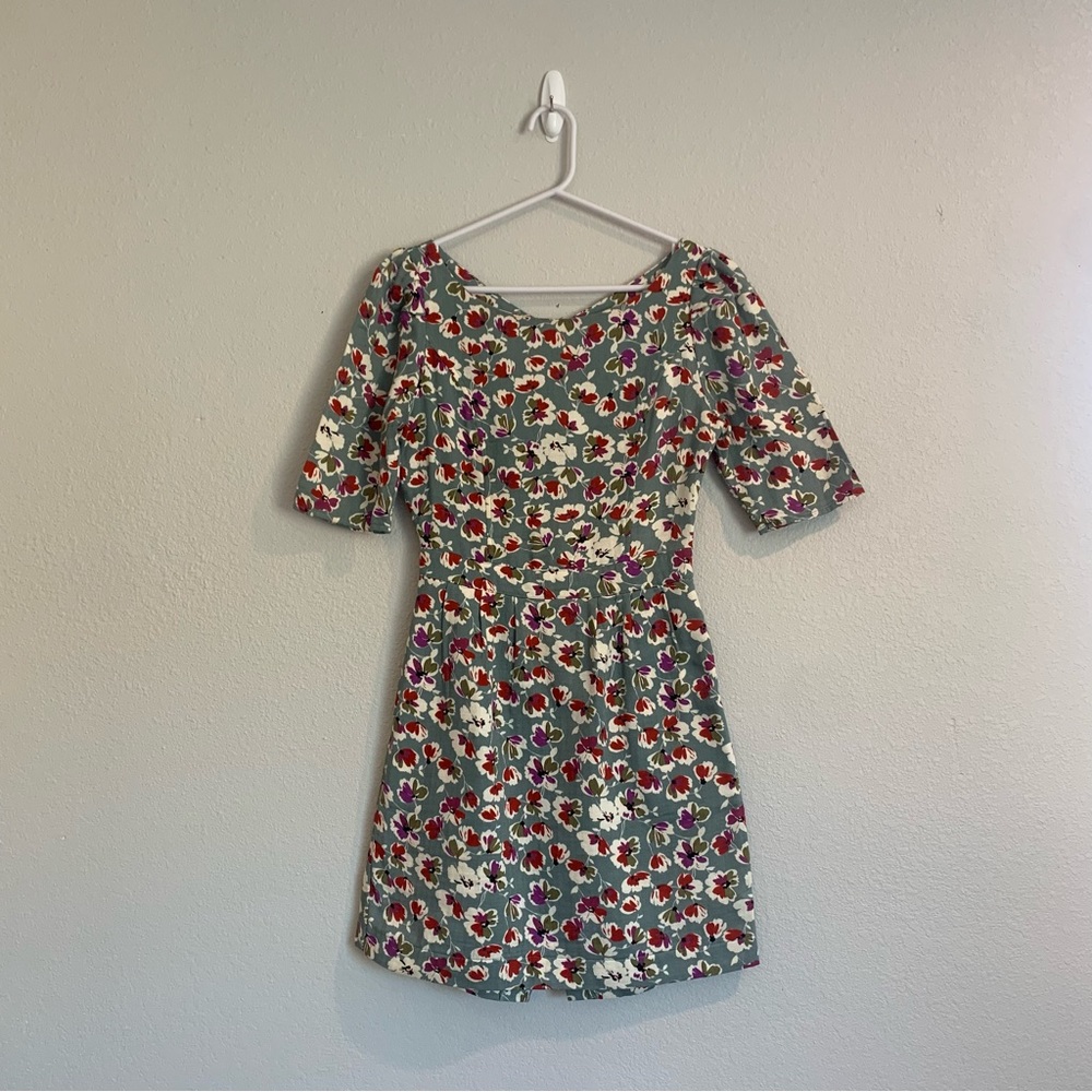 Anthropologie Ark & Co floral dress size medium